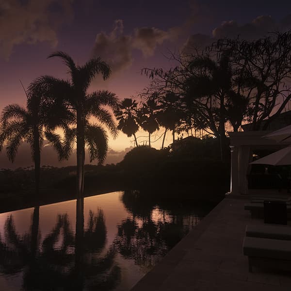 The night draws in at Lelant, Barbados